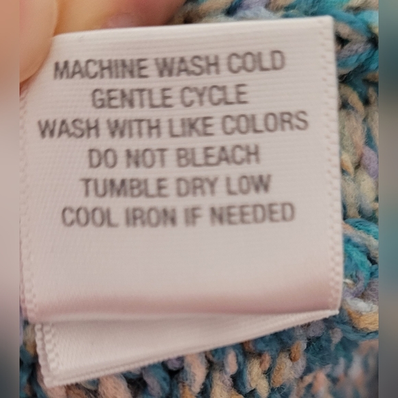 Dressbarn Multicolor Turtleneck Sweater Medium - Picture 5 of 8